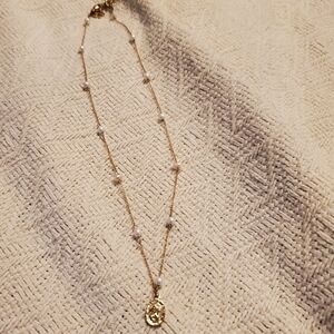 Lovisa pearl Saint Christopher necklace